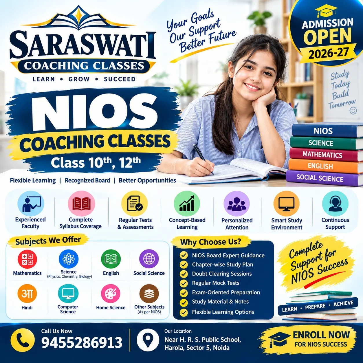 NIOS Coaching Classes - Class 10th & 12th