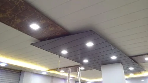 LED Lighting PVC False Ceiling
