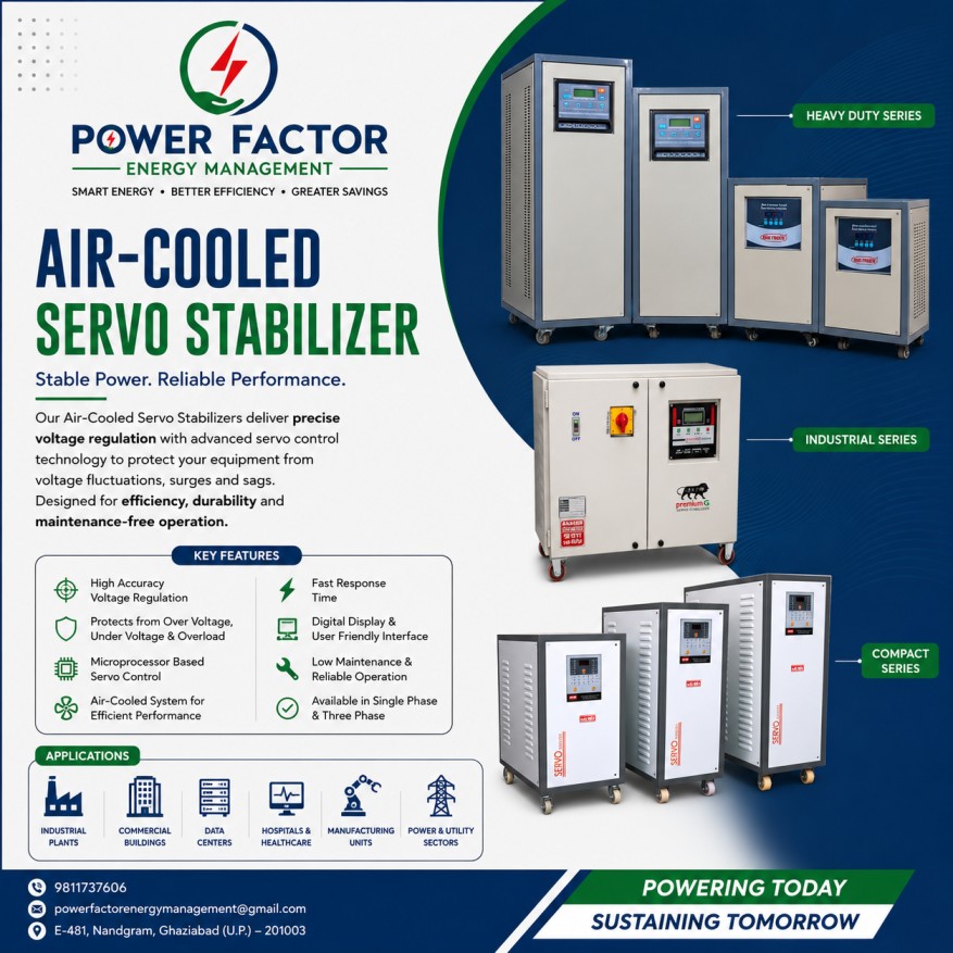 Air-Cooled Servo Stabilizer