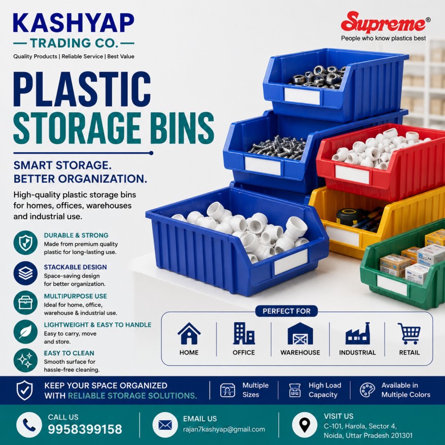 Plastic Storage Bins