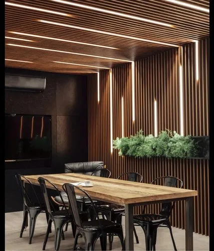 Brown PVC Wall Panel