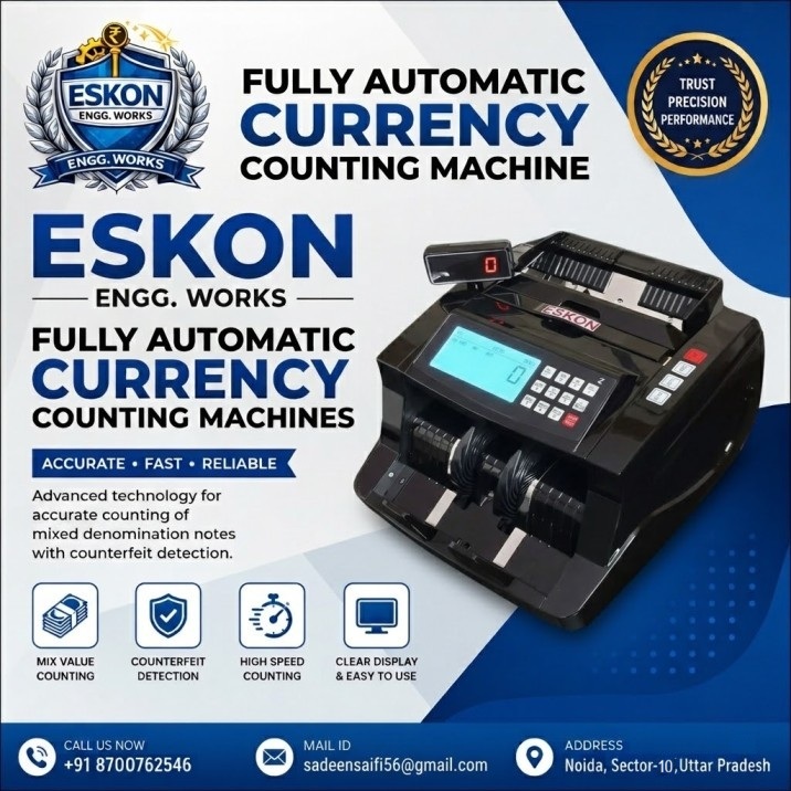 Eskon Fully Automatic Currency Counting Machine