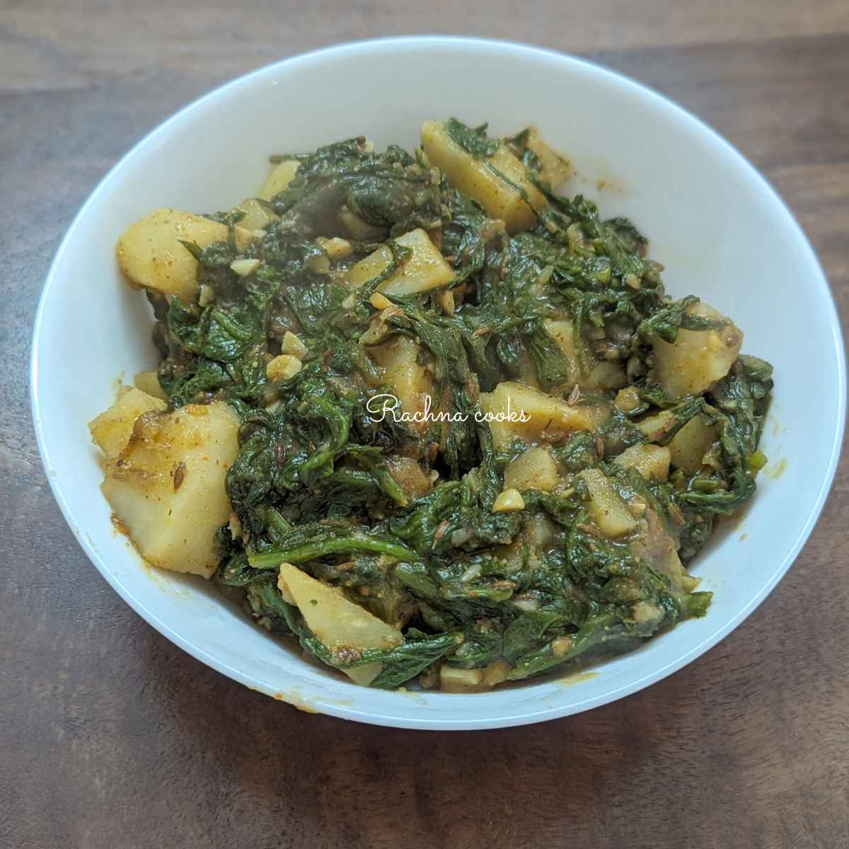 Aloo Palak Full